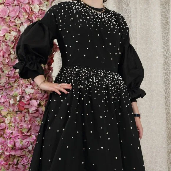 RED Valentino | Dresses | Red Valentino Black Silk Evening Taffeta Dress |  Poshmark